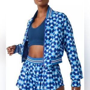 FP Movement~NWT~Women's Small Top Seed Printed Tennis‎ Jacket A-62